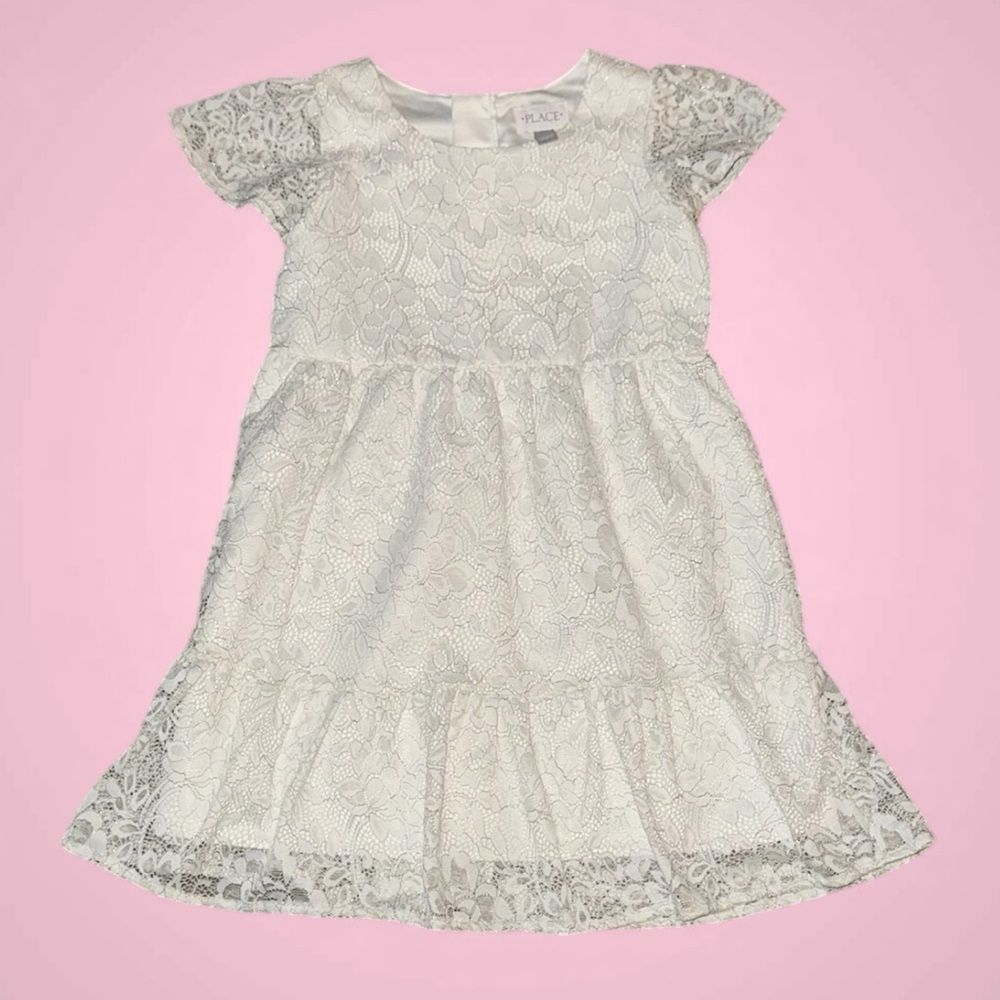Elegant Lace Girls Dress NWOT